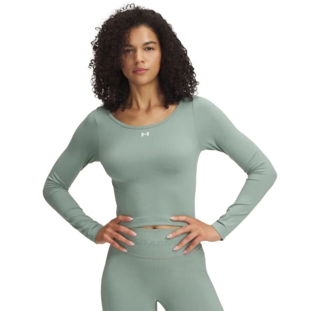 Under Armour Womens Vanish Seamless Long-Sleeve Performance Gym Top Silica female 10 (S)