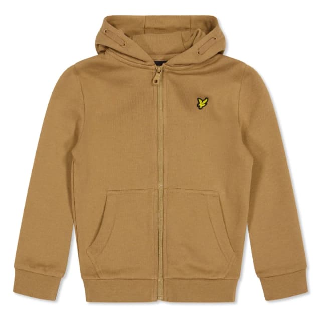 Lyle and Scott Kids Full Zip Hoodie Tigers Eye male 3-4 Yrs