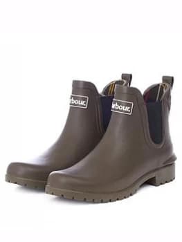Barbour Wilton Ankle Wellington - Olive , Olive, Size 4, Women