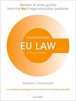 Eu Law by Matthew Homewood Paperback