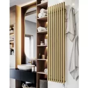 Rolo Room e Vertical Single Panel Electric Radiator Brass 1800 x 480mm - Brass - Terma