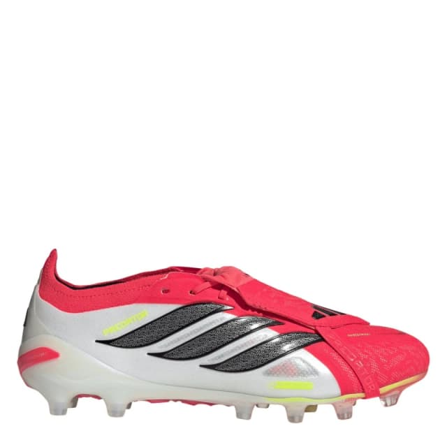 adidas Mens adidas Predator Elite Fold Over Tongue Artificial Ground Football Boots Red/Black/White male 7 (40.7)