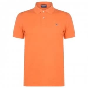 Gant Original Short Sleeve Rugger Polo Shirt - Orange 812