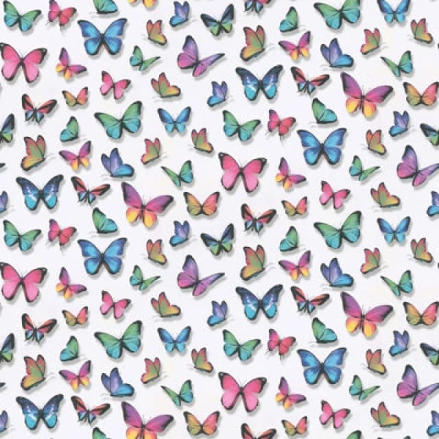 Erismann Multicoloured Butterfly Wallpaper Textured Vinyl Pink Purple 30000-17