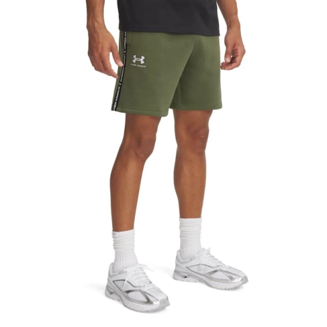 Under Armour Mens Fleece Jogger Shorts Marine OD Green male S