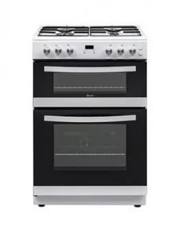 Swan Sx15890W 60Cm Wide Twin Cavity Gas Cooker