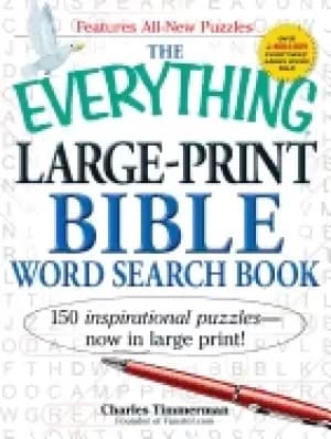 everything large print bible word search book