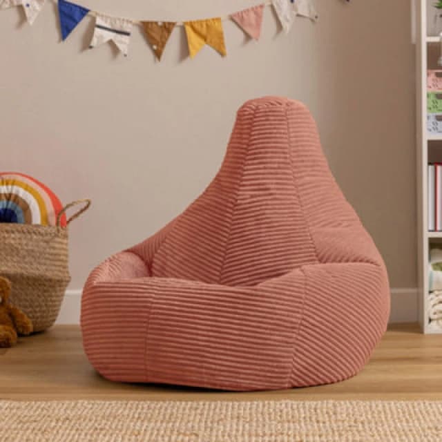 icon Kids Dalton Corduroy Bean Bag Dawn Pink