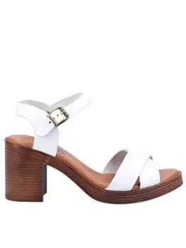 Hush Puppies Hush Puppies Georgia Heeled Sandals, White, Size 7, Women