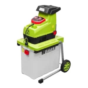 Zipper GHAS2800 Silent Garden Shredder 230 V - Green & Black