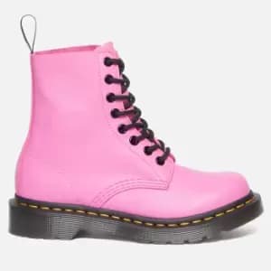 Dr. Martens Womens 1460 Pascal Virginia Leather 8-Eye Boots - Thrift Pink - UK 4