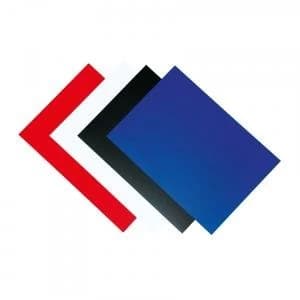 Fellowes Binding Covers 250gs A4 Red Leathergrain Ref 5370305 Pack 100