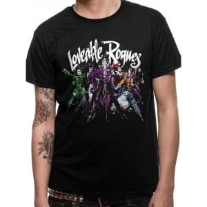 Batman - Loveable Rogues Mens Medium T-Shirt - Black