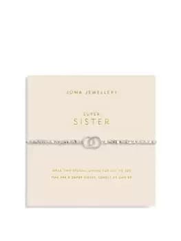 Joma Jewellery Forever Yours - Super Sister Silver Bracelet (17.5Cm Stretch)