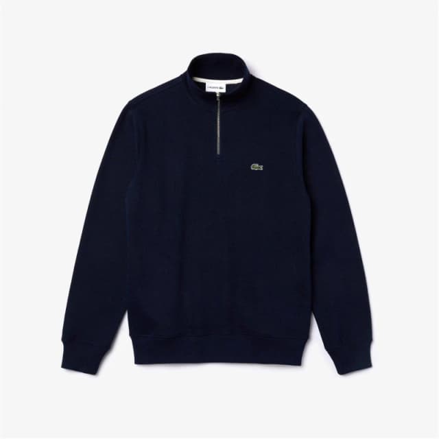 Lacoste quarter Zip Fleece - Blue Blue 4XL