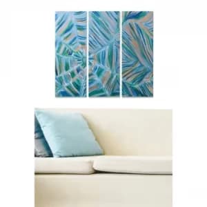 MDF3253921 Multicolor Decorative MDF Painting (3 Pieces)