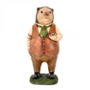 Country Living Suited Hedgehog Garden Ornament