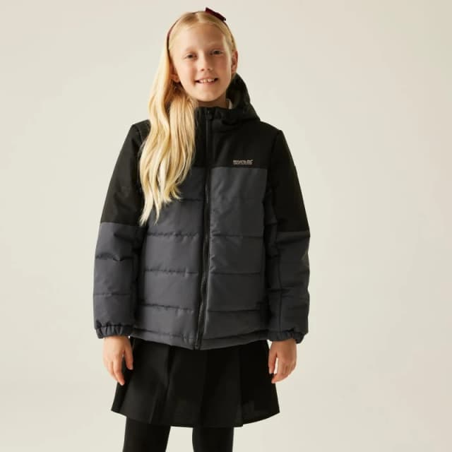 Child's insulated waterproof jacket Regatta Lofthouse Noir Unisex 7/8 ans