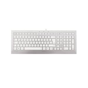 Cherry Srait 3.0 keyboard USB QWERTY UK English Silver White
