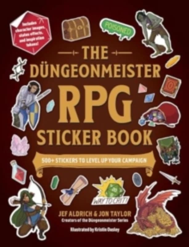The Dungeonmeister RPG Sticker Book : 500+ Stickers to Level Up Your Campaign Paperback / softback