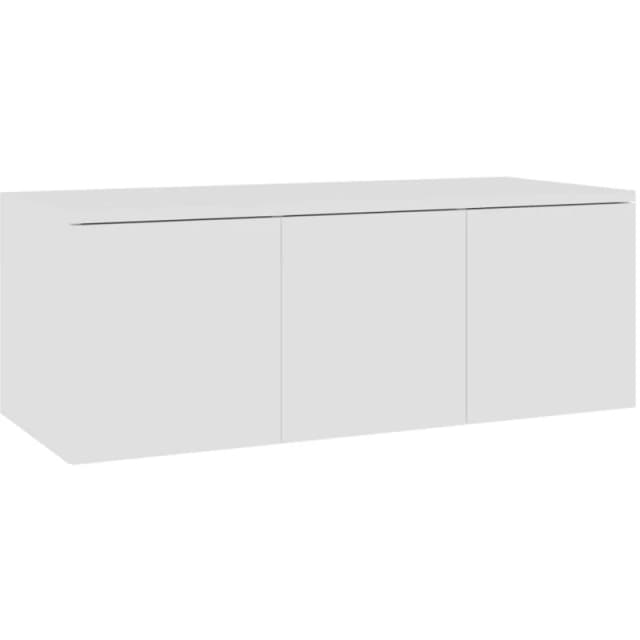 VIDAXL TV Cabinet White 80x34x30cm Engineered Wood Vidaxl 801859