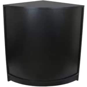 MonsterShop CM60 Corner Shop Counter Retail Showcase Display - Black