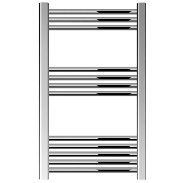 Balterley Straight Heated Towel Rail Radiator, 239W, 500 x 800mm, Chrome in Silver Silver Unisex