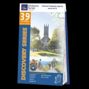 Map of County Galway, Roscommon and Mayo: OSI Discovery 39