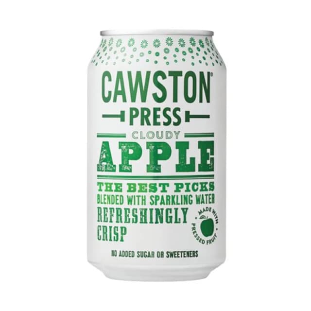 Cawston Press Apple Fizzy Drink 330ml (24 Pack) CANS101