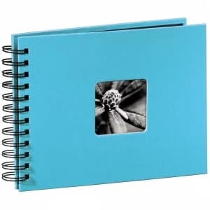 Hama Fine Art Spiral Bound Album 24x17cm 50 Black pages (Turquoise)