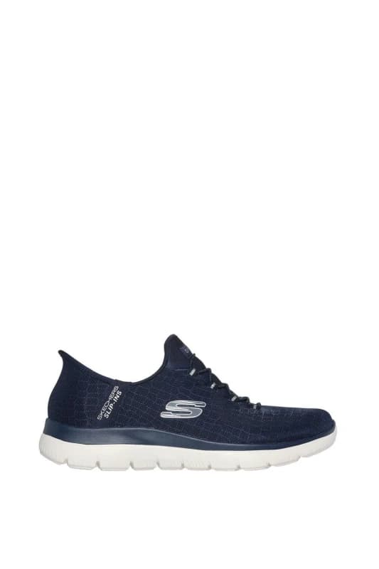 Skechers Summits Sparkle Bungee Slip-ins Navy Navy female