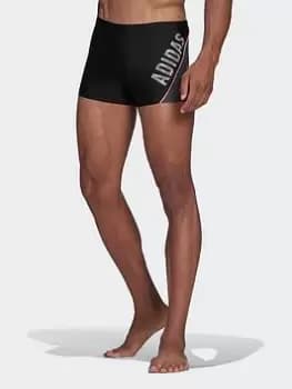 adidas Wording Swim Boxers, Black Size XS Men