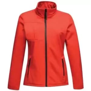 Professional OCTAGON II Waterproof Softshell Jacket mens Fleece jacket in Red - Sizes UK 10,UK 12,UK 16,UK 18