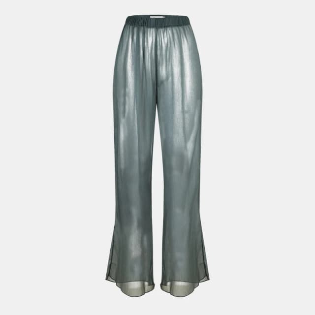 Jack Wills Chiffon Beach Trouser - Green Green 8