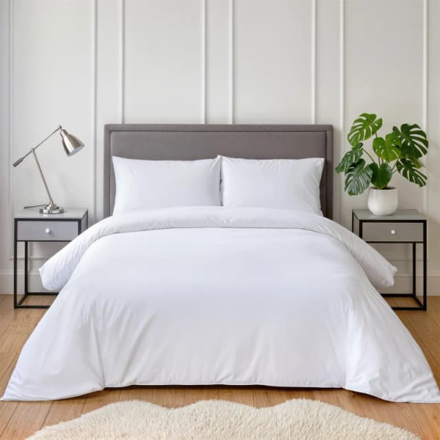 Emma Barclay Duvet Set Reversible Non Iron Soft Touch Lyla White unisex Single