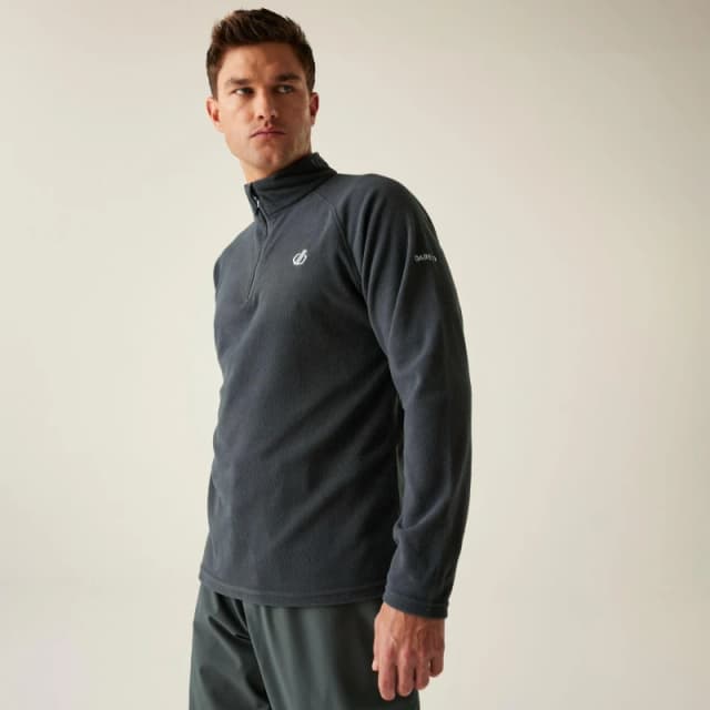 Dare 2b Dare 2b Men 'Freethink II' Half-Zip Insulating Brushed Fleece in Mid Grey Size: Medium Mid Grey M Male 5063019346533