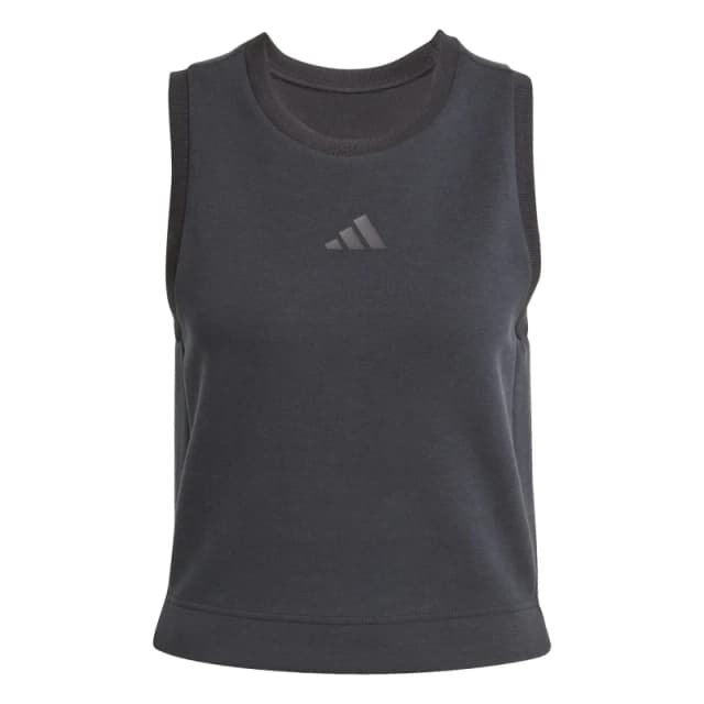 Adidas Womens tank top adidas Soft lux Noir Female S