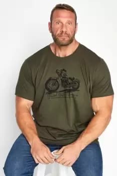 USA Motorbike Printed T-Shirt