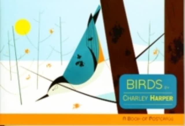 Birds by Charley Harper Book of Postcards. Postcard book or pack. By Pomegranate Books