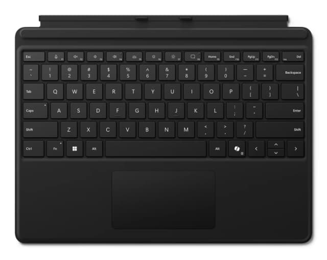 Microsoft Surface Pro Keyboard German Microsoft Cover port Black