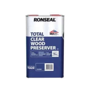 Ronseal Trade Total Wood Preserver Clear 5 litre