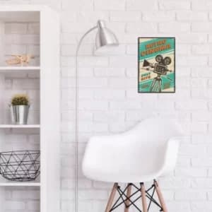 Cinema 7 Multicolor Decorative Metal Wall Accessory