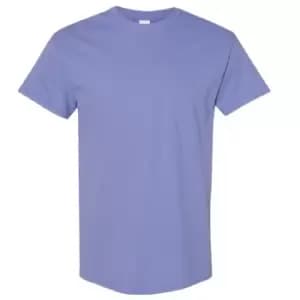 Gildan Mens Heavy Cotton Short Sleeve T-Shirt (S) (Violet)