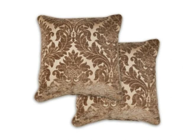 Baroque Cushion Cover In Chocolate