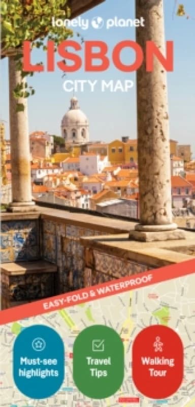 Lonely Planet Lisbon City Map : Durable, Waterproof, Easy-Fold Planning Map with Attractions & Walking Tours Sheet map, folded