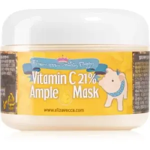 Elizavecca Milky Piggy Vitamin C 21% Ample Mask Hydrating and Brightening Mask for Tired Skin 100 g