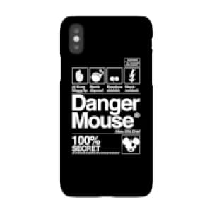 Danger Mouse 100% Secret Phone Case for iPhone and Android - iPhone X - Snap Case - Gloss