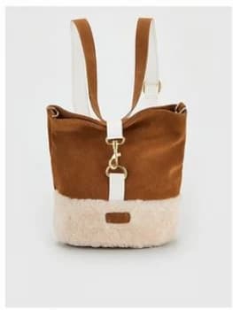 Ugg Emalyn Bucket Sheepskin Bag - Chestnut
