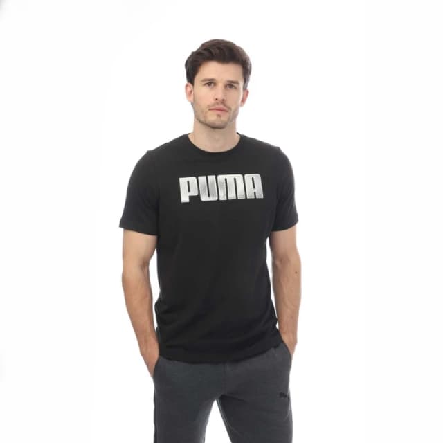Puma Sportstyle Logo T-Shirt - Black S