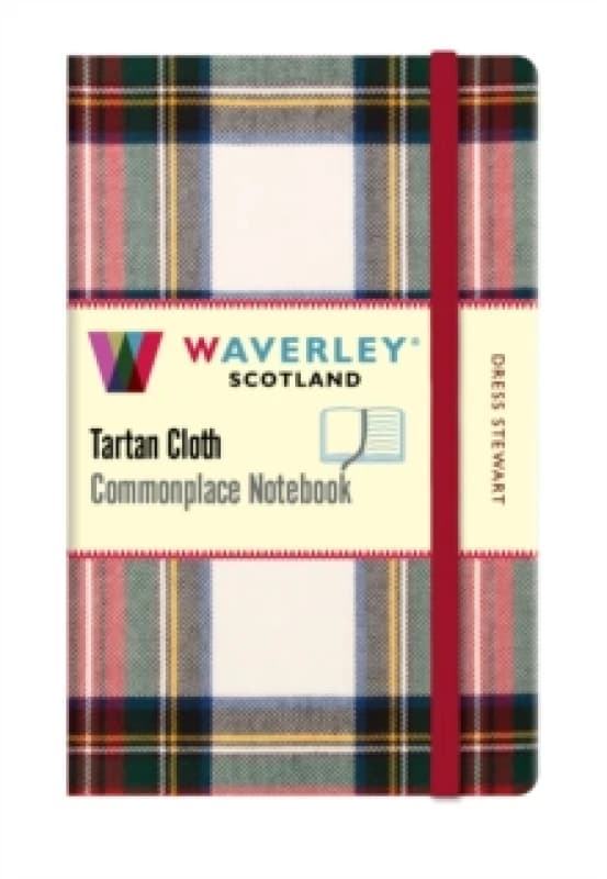 Waverley Dress Stewart Tartan cloth pocket notebook Hardback